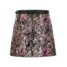 'Floral Sequin Mini' skirt