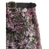 'Floral Sequin Mini' skirt