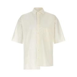 Bi-material shirt