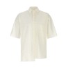 Bi-material shirt