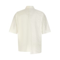 Bi-material shirt