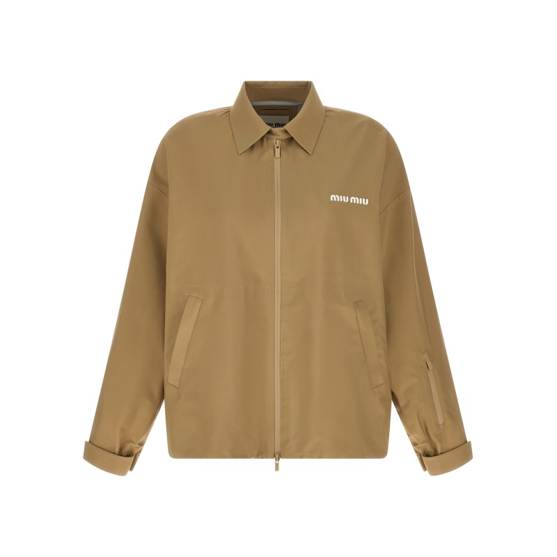 Tech canvas windbreaker