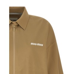 Tech canvas windbreaker
