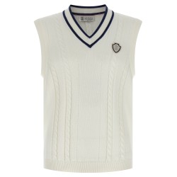 Cotton braided vest