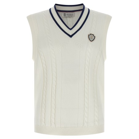 Cotton braided vest