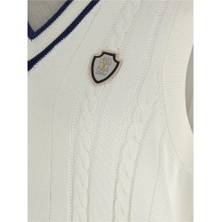 Cotton braided vest