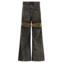 Cut-out jeans