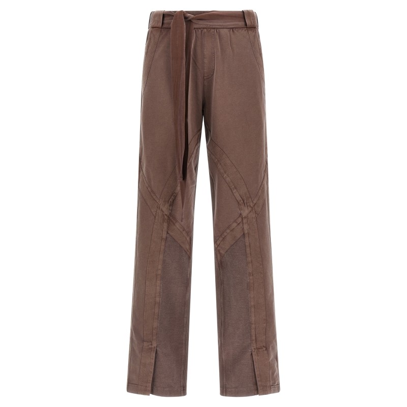 Front split pants