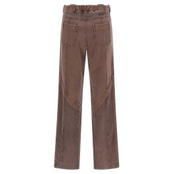 Front split pants