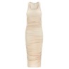 Logo embroidery dress
