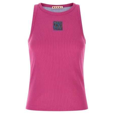 Logo patch tank top