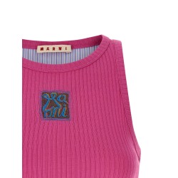 Logo patch tank top