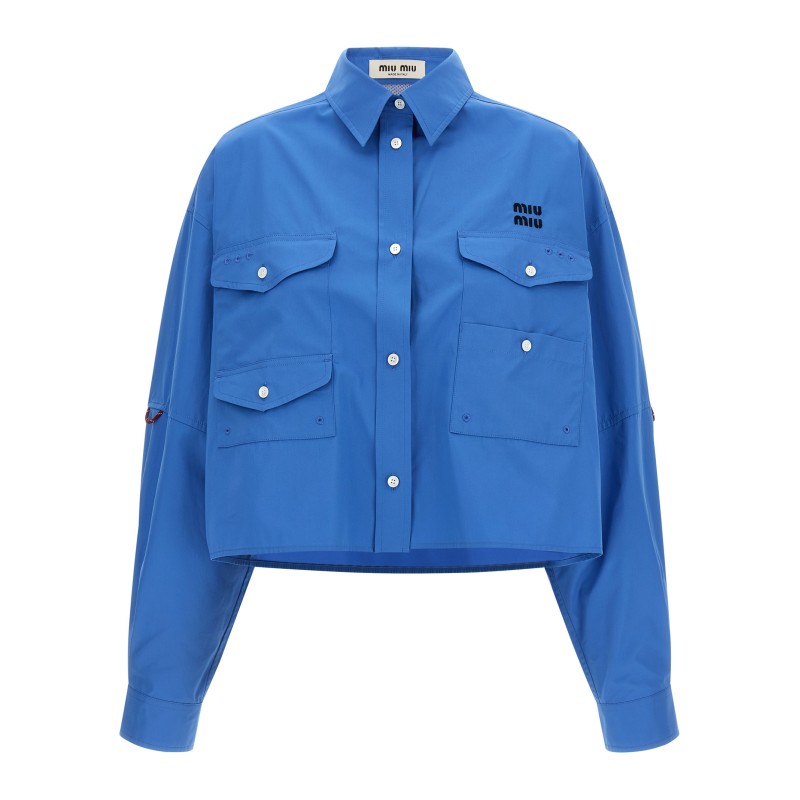 Cropped overshirt
