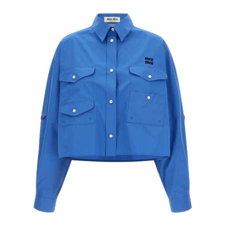 Cropped overshirt