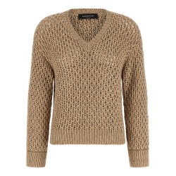 Mouliné yarn sweater