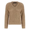 Mouliné yarn sweater
