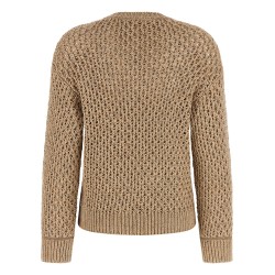 Mouliné yarn sweater