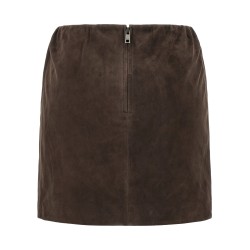 Suede skirt
