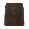 Suede skirt