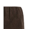 Suede skirt