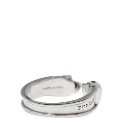 'Thin Twin Skull' ring