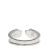 'Thin Twin Skull' ring