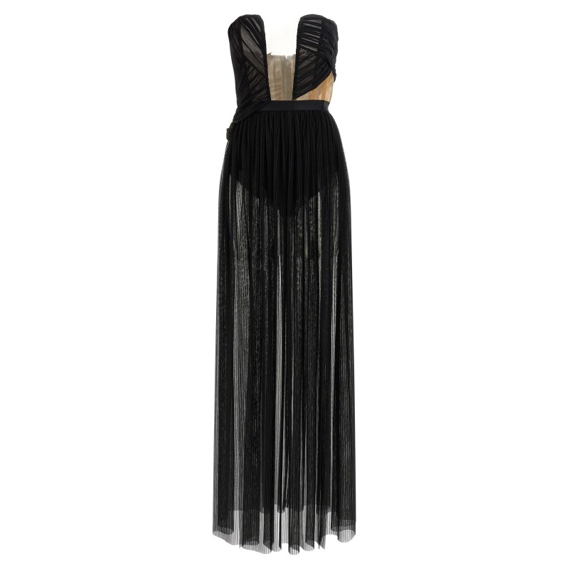 'Corsetto Draped Gown' dress