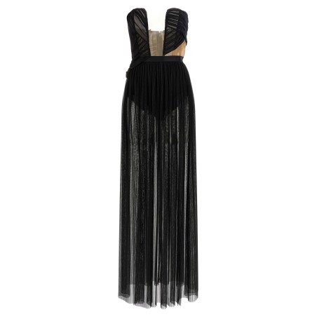 'Corsetto Draped Gown' dress
