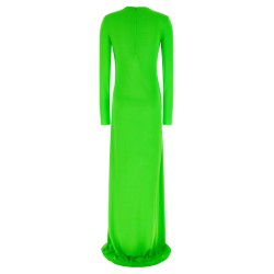 'Long Sleeve Slash Front Evening' dress