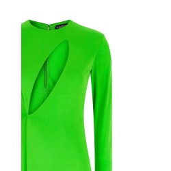 'Long Sleeve Slash Front Evening' dress