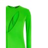 'Long Sleeve Slash Front Evening' dress