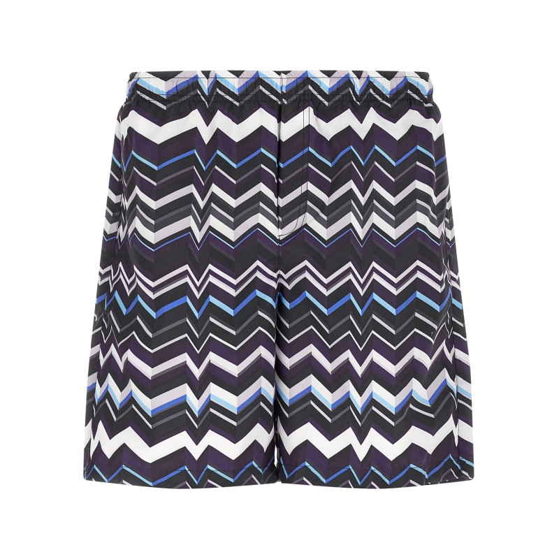 Irregular zig zag swimsuit