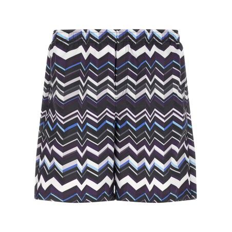 Irregular zig zag swimsuit