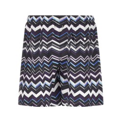 Irregular zig zag swimsuit