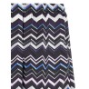 Irregular zig zag swimsuit