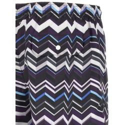 Irregular zig zag swimsuit