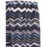 Irregular zig zag swimsuit