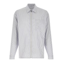 Zip striped shirt