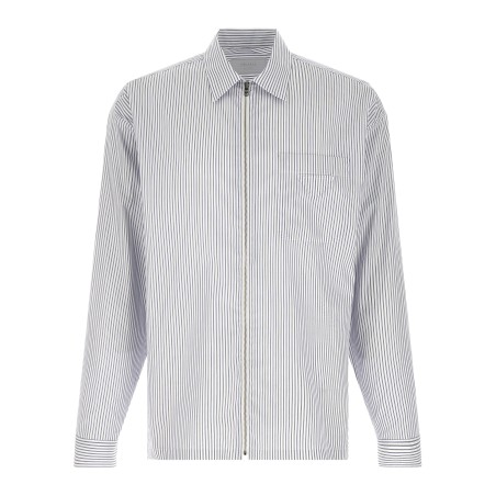 Zip striped shirt
