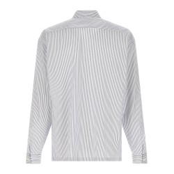 Zip striped shirt