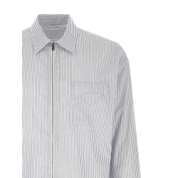 Zip striped shirt