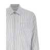 Zip striped shirt