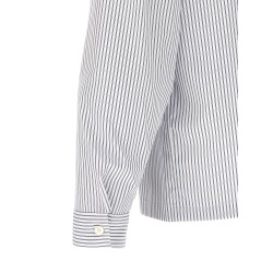Zip striped shirt