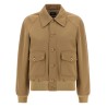 Cotton and wool jacket