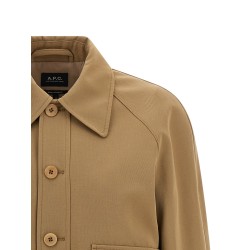 Cotton and wool jacket