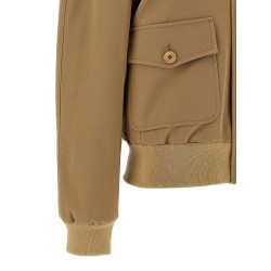Cotton and wool jacket
