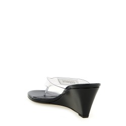 Logo patch sandals