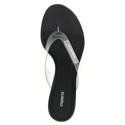 Logo patch sandals