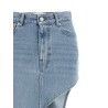 'One-Leg Denim' skirt