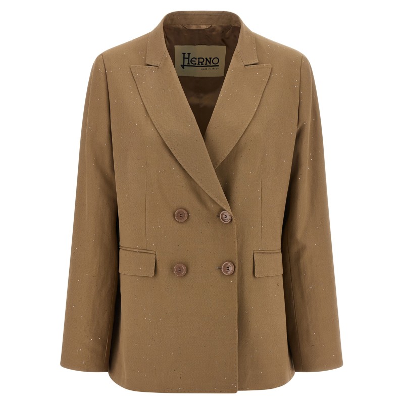 Micro sequin blazer
